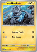 Alolan Geodude (044) [SV09 Journey Together] Reverse Holofoil - Common