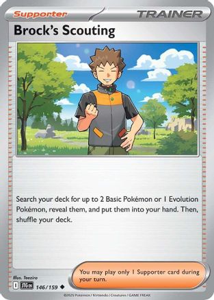 Brock's Scouting (146/159) [SV09 Journey Together] - Uncommon