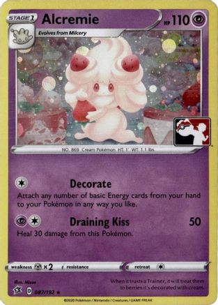 Alcremie (League Promo) (087/192) [League & Championship Cards] Holofoil - Promo