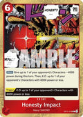 Honesty Impact (OP11-018) - A Fist of Divine Speed Foil