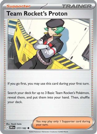 Team Rocket's Proton (177/182) [SV10 Destined Rivals] - Uncommon