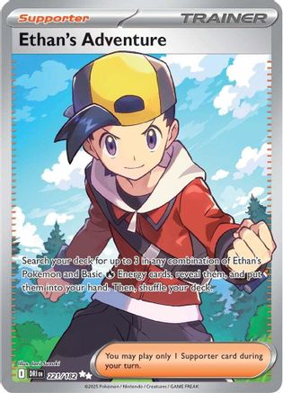 Ethan's Adventure (221/182) [SV10 Destined Rivals] Holofoil - Ultra Rare
