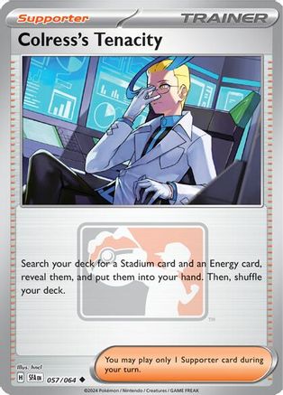 Colress's Tenacity (057) [League & Championship Cards] Reverse Holofoil - Promo