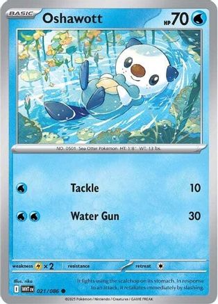 Oshawott (021) [SV White Flare] - Common