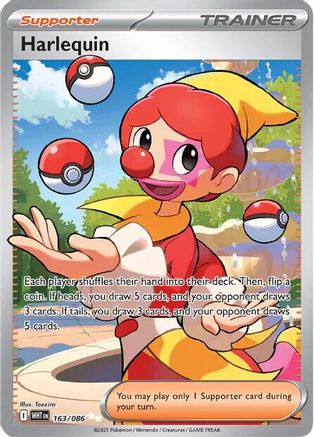 Harlequin (163/086) [SV White Flare] Holofoil - Ultra Rare