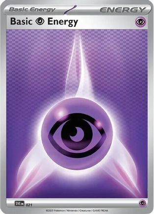 Basic Psychic Energy (021) [SVE Scarlet & Violet Energies] Reverse Holofoil - Common