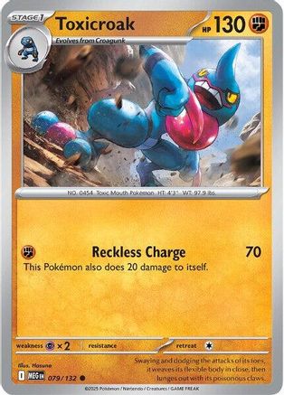 Toxicroak (079) [ME01 Mega Evolution] Reverse Holofoil - Common