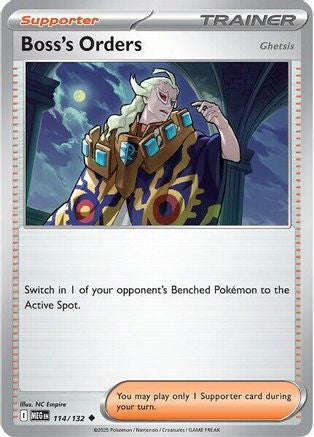 Boss's Orders [Ghetsis] (114) [ME01 Mega Evolution] - Uncommon