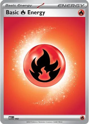 Basic Fire Energy (002) [MEE Mega Evolution Energies] - Common