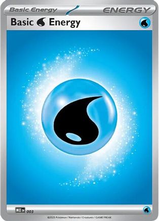 Basic Water Energy (003) [MEE Mega Evolution Energies] Reverse Holofoil - Common