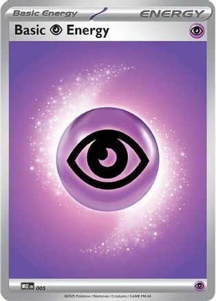 Basic Psychic Energy (005) [MEE Mega Evolution Energies] Reverse Holofoil - Common