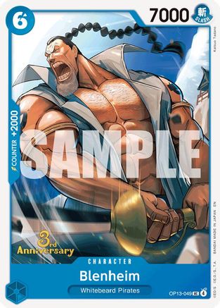 Blenheim (OP13-049) - Carrying On His Will: 3rd Anniversary Tournament Cards