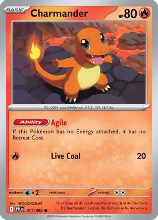 Charmander (011) [ME02 Phantasmal Flames] - Common