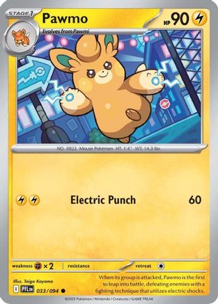 Pawmo (033) [ME02 Phantasmal Flames] - Common