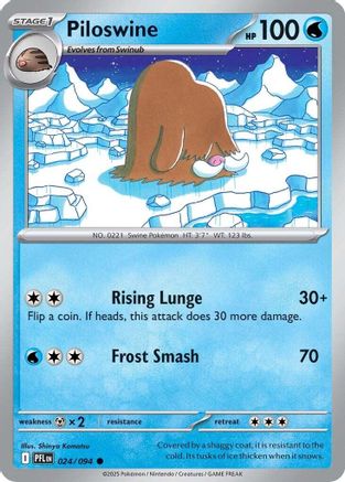 Piloswine (024) [ME02 Phantasmal Flames] - Common