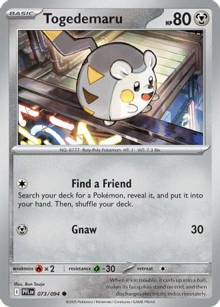 Togedemaru (073/094) [ME02 Phantasmal Flames] Reverse Holofoil - Common