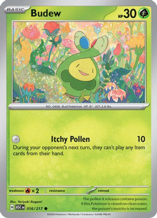 Budew (016/217) [ME Ascended Heroes] - Common