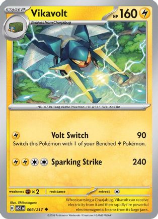 Vikavolt (066/217) [ME Ascended Heroes] Reverse Holofoil - Uncommon