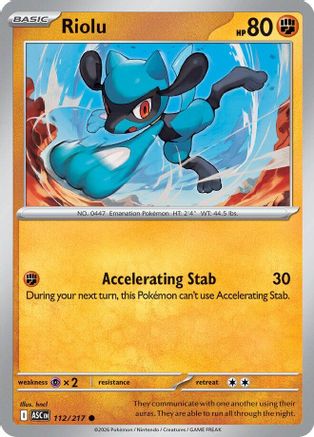 Riolu (112) [ME Ascended Heroes] - Common