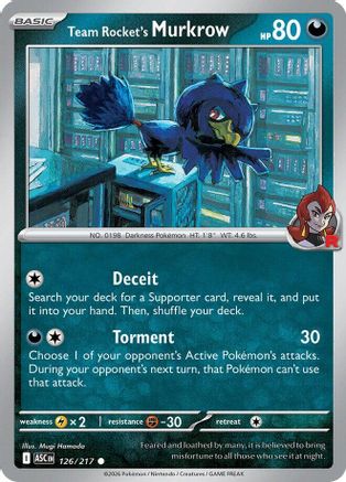 Team Rocket's Murkrow (126) [ME Ascended Heroes] - Common