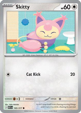 Skitty (165) [ME Ascended Heroes] Reverse Holofoil - Common