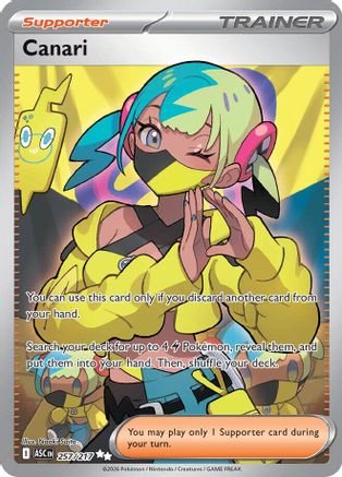 Canari (257/217) [ME Ascended Heroes] Holofoil - Ultra Rare