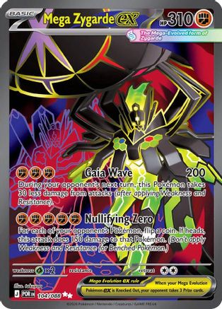 Mega Zygarde ex (104/088) [ME03 Perfect Order] Holofoil - Ultra Rare