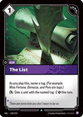 The List (138/219) - Unleashed Foil