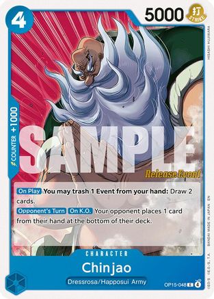 Chinjao (OP15-048) - Adventure on Kami's Island Release Event Cards