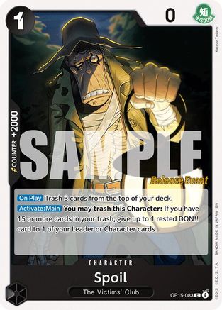 Spoil (OP15-083) - Adventure on Kami's Island Release Event Cards