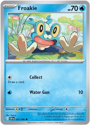Froakie (020/086) [ME04 Chaos Rising] - Common