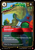 Renekton - Rage Fueled (Alternate Art) (019a/166) - Vendetta Foil