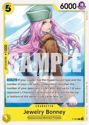Jewelry Bonney (P-085) - Starter Deck 36: YELLOW Eustass"Captain"Kid