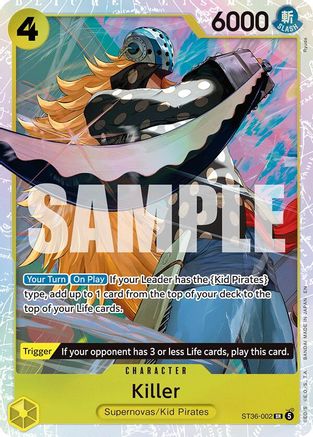 Killer (ST36-002) - Starter Deck 36: YELLOW Eustass"Captain"Kid Foil