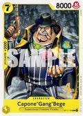 Capone"Gang"Bege (OP17-100) - The World's Strongest Warriors Release Event Cards