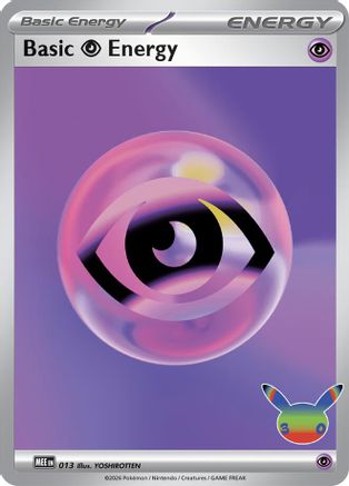 Basic Psychic Energy (30th Celebration) (013) [MEE Mega Evolution Energies] Holofoil - Futuristic Rare