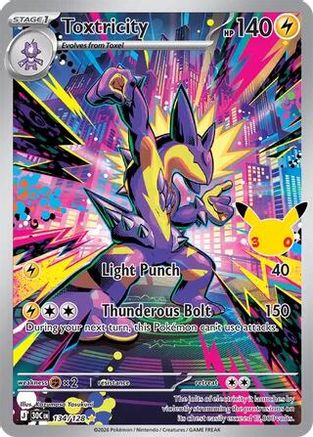 Toxtricity (134/128) [ME 30th Celebration] Holofoil - Illustration Rare