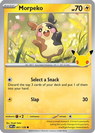 Morpeko (061/128) [ME 30th Celebration] Holofoil - Common