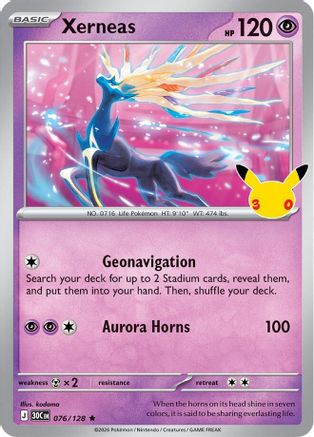 Xerneas (076) [ME 30th Celebration] Holofoil