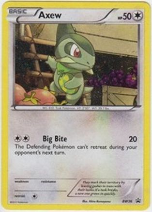 Axew - BW26 (BW26/101) [Black and White Promos] Holofoil - Promo