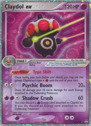 Claydol ex (93/108) [Power Keepers] Holofoil - Ultra Rare