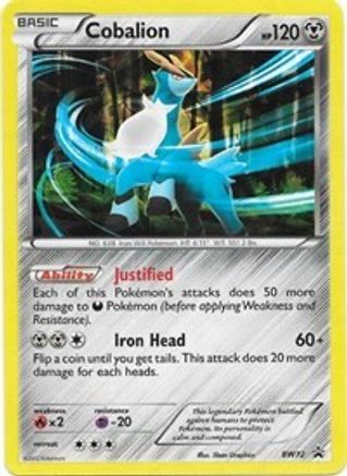Cobalion - BW72 (BW72/101) [Black and White Promos] Holofoil - Promo