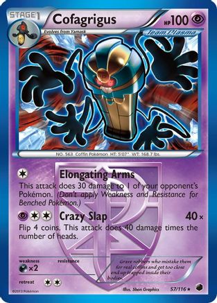 Cofagrigus (Team Plasma) (57/116) [Plasma Freeze] - Rare