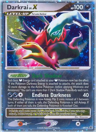 Darkrai LV.X (DP19/56) [Diamond and Pearl Promos] Holofoil - Promo