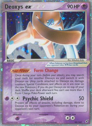 Deoxys ex (Defense Forme) (99/107) [Deoxys] Holofoil - Ultra Rare