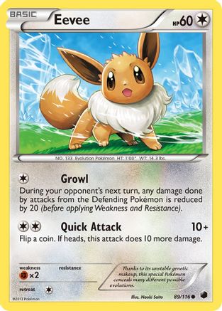 Eevee (089/116) [Plasma Freeze] - Common
