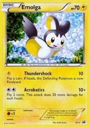 Emolga (6/12) [McDonalds Promos 2012] Holofoil - Promo