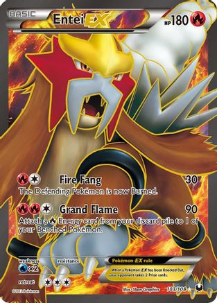 Entei EX (103 Full Art) (103/108) [Dark Explorers] Holofoil - Ultra Rare