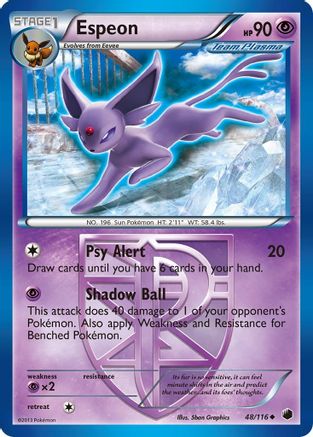 Espeon (Team Plasma) (048/116) [Plasma Freeze] - Uncommon
