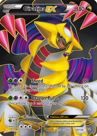 Giratina EX (124 Full Art) (124/124) [Dragons Exalted] Holofoil - Ultra Rare